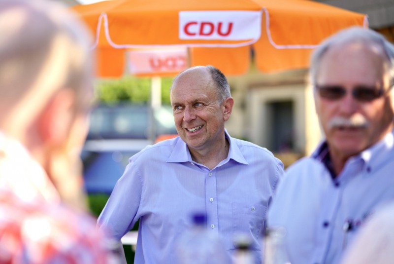 Garagenwahlkampf in Schwaney