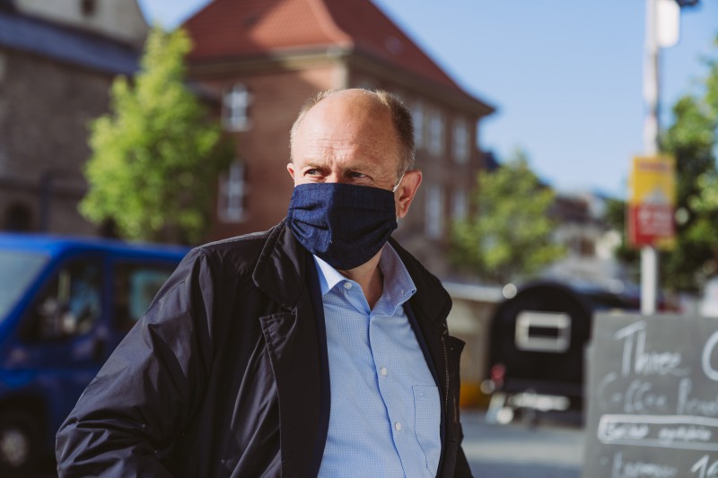 Schnappschuss vom Markt in Paderborn