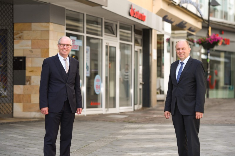 Landrat Manfred Müller und Christoph Rüther verstehen sich bestens.